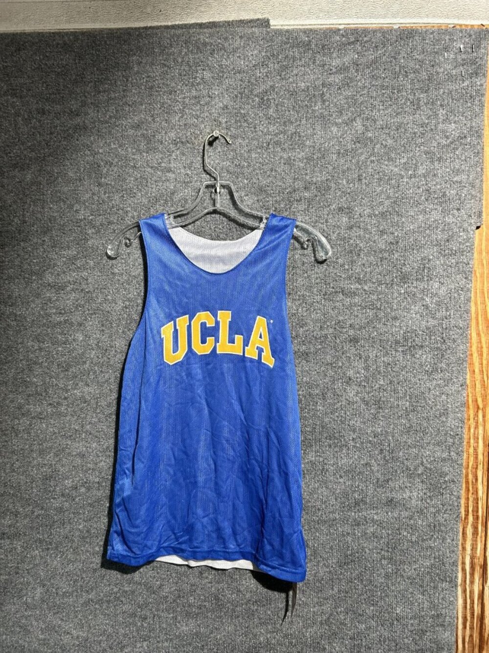 UCLA Bruins Jersey Boys Large Blue NCAA Basketball Mesh Third Street Sportswear